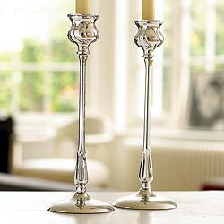 Pair Art Nouveau Candlesticks