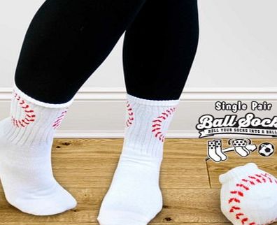 Unbranded Pair of Baseball Style Socks - Ball Socks 4829CP