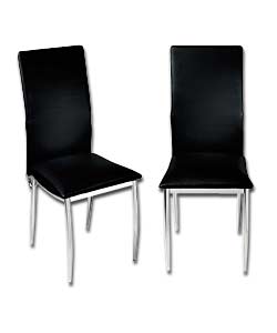 Pair of Naples; Dining Chairs.
