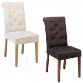 Unbranded Pair of Pelham Brown Tweed Carver Chairs