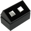 This pair of chrome square cufflinks are a beautiful gift for him whatever the occasion.Both chrome