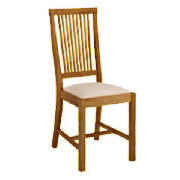 Unbranded Pair of Windsor chairs, cream