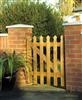 Unbranded Palisade Gate Tulip: (1x) 900mm(w) x 870m(h) - Brown