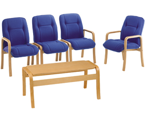 Create individual configurations to fit your space with this modular seating range. Contemporary cur