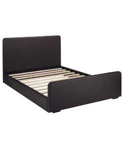 Unbranded Palomino Leather Effect Double Bed Frame