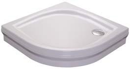 This is the classic style shower tray with curved front panal