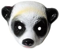 Become an loveable black and white faced Chinese Panda Bear with this face mask.  For carnivals,