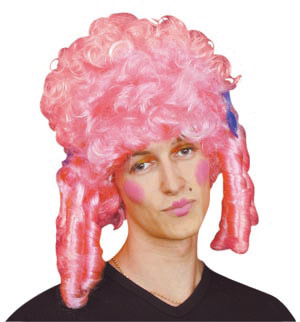 Unbranded Panto Dame wig, pink