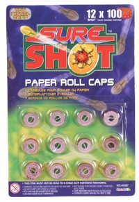 Unbranded Paper Roll Caps - 12 rolls of 100 shot