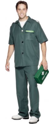 This excellent paramedic costume will get the nurses hearts racing First Aid kit not included Chest