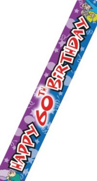 Unbranded Party Banner - Happy 60th Birthday 9ft