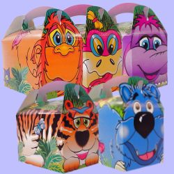 Party box - Jungle animals - assorted