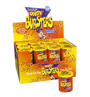 Party Bursters Tube Of 15 Bags