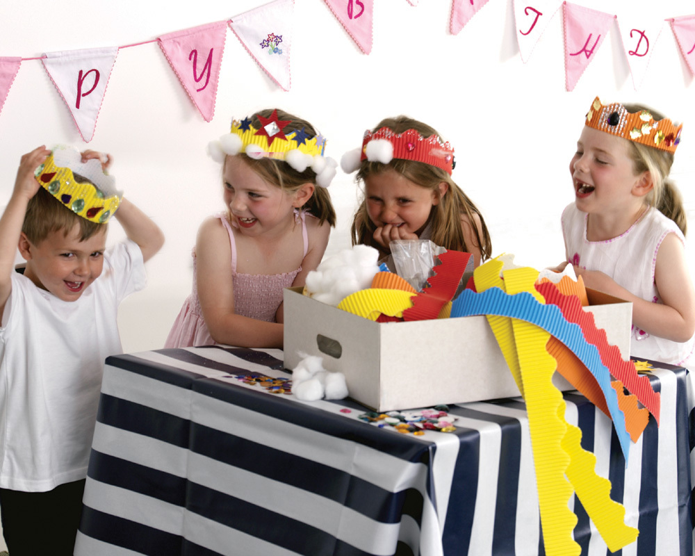 Great party activity- make your own party hat! Not just any party hat- but one to adorn with coloure