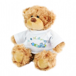 Unbranded Patchwork Train Teddy