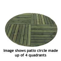 Patio Circle Quadrant