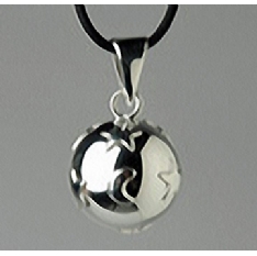 Calm and soothe your baby in your womb with this unique pendant. Originating in Mexico  this pattern