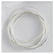 Unbranded PAVE SILVER PLATED BANGLE