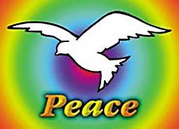 Peace Keyring