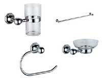 Pegler Recollections Chrome Bathroom Accessory Pack