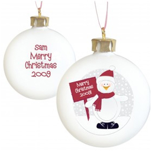 Unbranded (Penguin Bauble) Personalised Christmas Tree