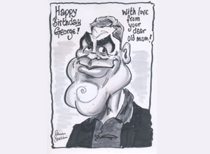 Unbranded Personal caricature in black and white