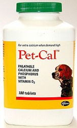 Unbranded Pet Cal Tablets:180