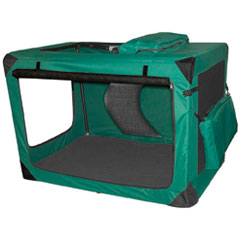 The Pet Gear Home N Go Deluxe Soft Dog Crate adds a touch of class to your pet’s home. It has all 