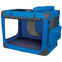 The Pet Gear Home N Go Deluxe Soft Dog Crate adds a touch of class to your pet’s home. It has all 