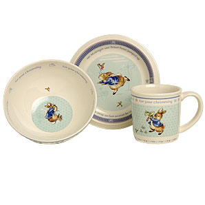 Peter Rabbit 3 Piece Christening Gift Set