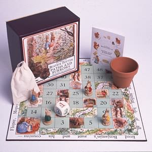 Peter Rabbit Paths & Burrows Game is a delightful adaptation of Snakes and Ladders. Peter and his