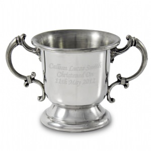 Pewter Baby Loving Cup