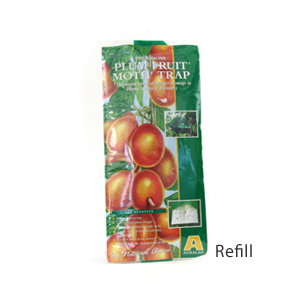 This refill pack allows you to reuse your plum moth trap for a second season. The caterpillar plum f