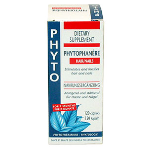 Phytophanere Hair And Nails Capsules - size: 120 Capsules