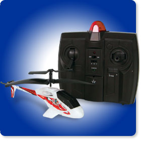 A very impressive miniature radio controlled helicopter which is especially suited to indoor flying