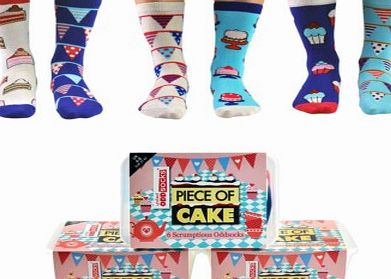 Unbranded Piece of Cake Odd Socks 5190S