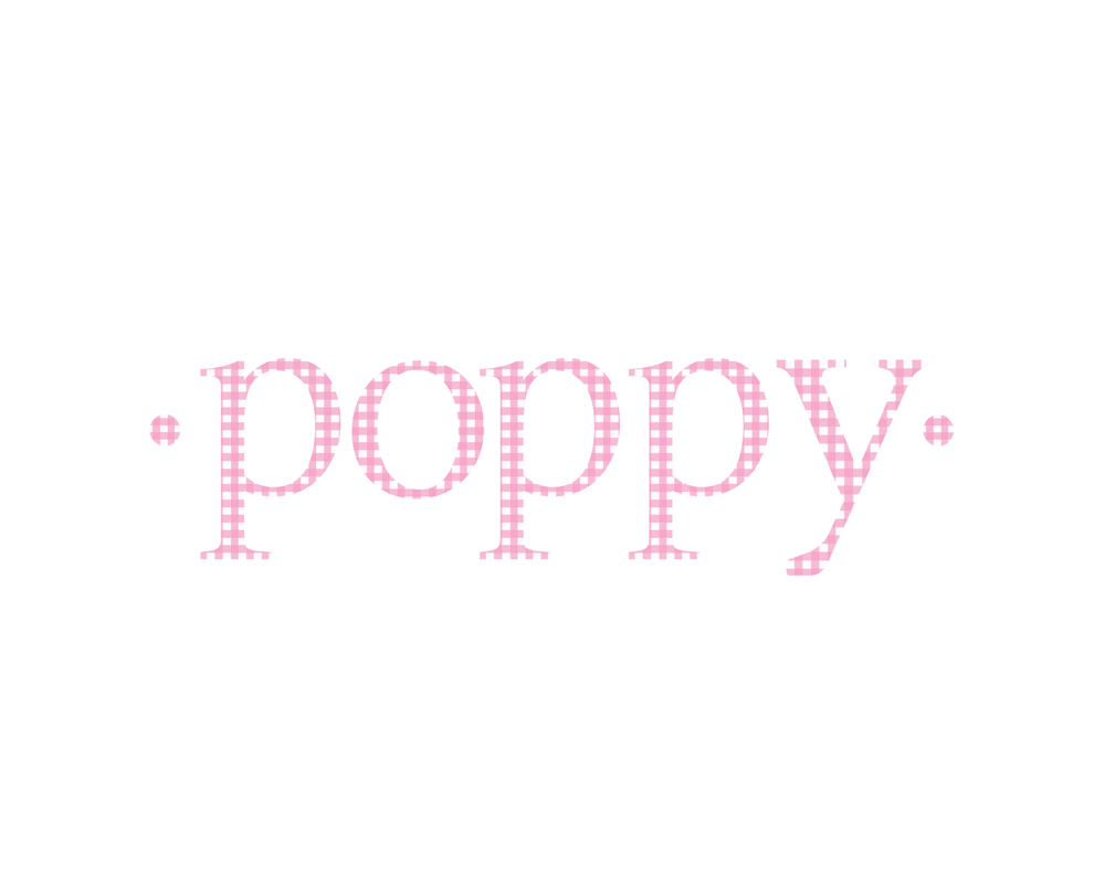 Unbranded Pink Check Alphabet Small Wall Art Decals