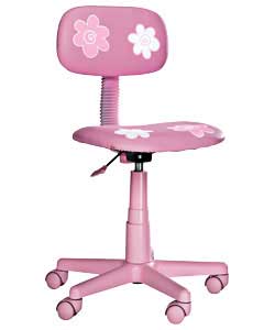 Pink Gas Lift Swivel Chair