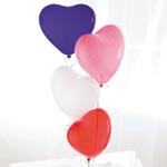 pink heart balloon x 50