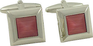 Unbranded Pink Squares Cufflinks