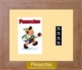 Unbranded Pinocchio - Single Film Cell: 245mm x 305mm (approx) - beech effect frame with ivory mount