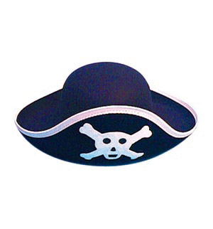 A smaller version of the popular pirate hat.