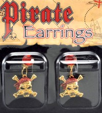 Unbranded Pirate Skull Earrings