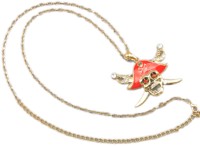 Unbranded Pirate Skull Necklace