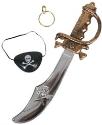 Unbranded Pirate Sword with Accessories