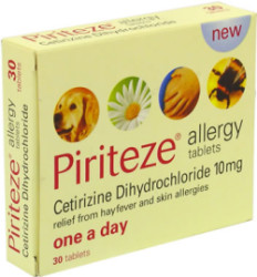 Piriteze Allergy Tablets 30x