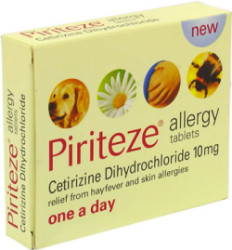Piriteze Allergy Tablets 7x