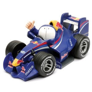 Jim Bamber`s Red Bull 2007 F1 car sculpture is a great bit of fun and an essential desk top accessor
