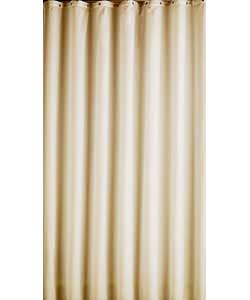 Unbranded Plain Cream Shower Curtain
