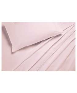 Plain Dyed Single Sheet Set - Pink